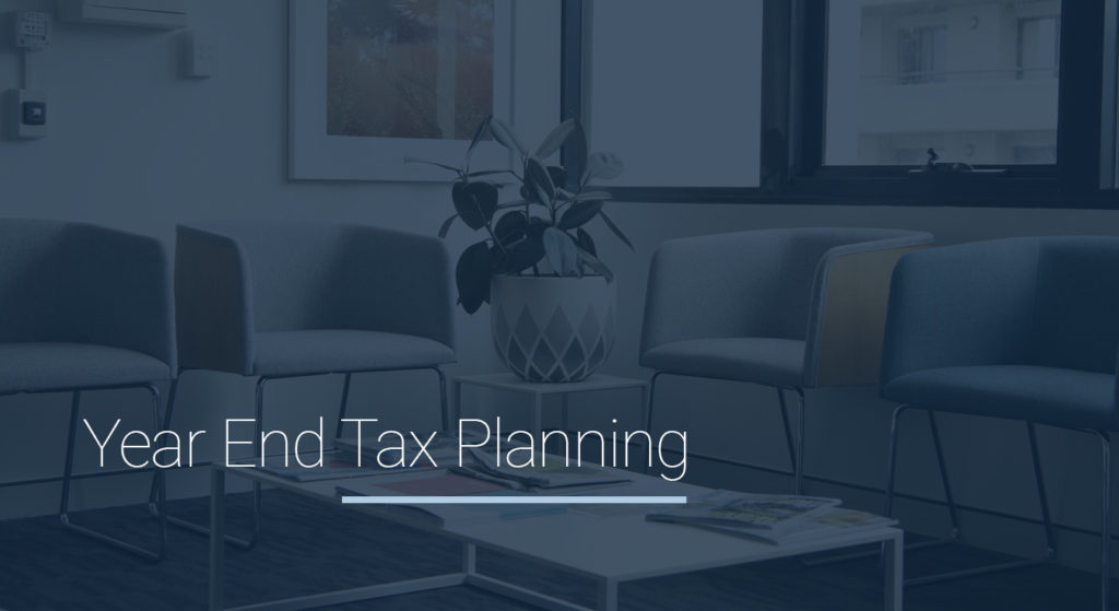 Year End Tax Planning